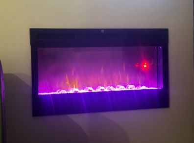 Dimplex electrical fire , briallant condition , colour changing , air conditioning