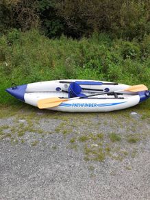 kayak. Pathfinder inflatable one man.