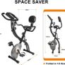 Exercise Bike Foldable Fitness Bike Magnetic Foldable Indoor Cycling Bike 3-In-1 Foldable Exercise Bike for Home Use with Resistance Bands Home Workout Exercise Equipment (FREE POSTAGE) Image 4