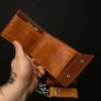 leather wallet with chain Image 6