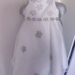 Pearce Fionda little girl formal occasion white embroidered maxi dress age 2 Postage included