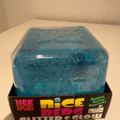 Brand new unopened - NeeDoh Nice Berg Glitter & Glow Blue