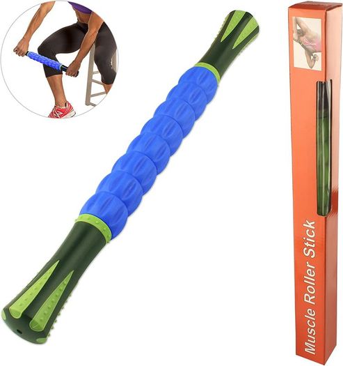 Muscle Roller Stick, Muscle Massage Roller Tools for Athletes Runners Help Leg and Body Back Recovery Massage