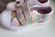 Girls Rainbow Canvas Shoes