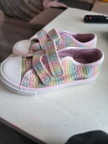 Girls Rainbow Canvas Shoes