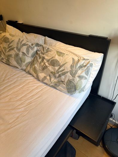 IKEA MALM Double Bed with Orthopaedic Mattress