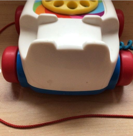 Vintage Fisher-Price Chatter Telephone Toddler Pull Along Toy  Mattel 2000