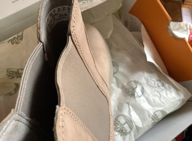 NEW Women's Timberland Nubuck Chelsea Boots Taupe colour