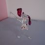 Glass dog ornament. Handblown glass figurine,Home decor,Gift Image 7