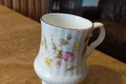 Staffordshire Ashley Bone China England Flower Bouquet Tea Coffee Mug, bone china.