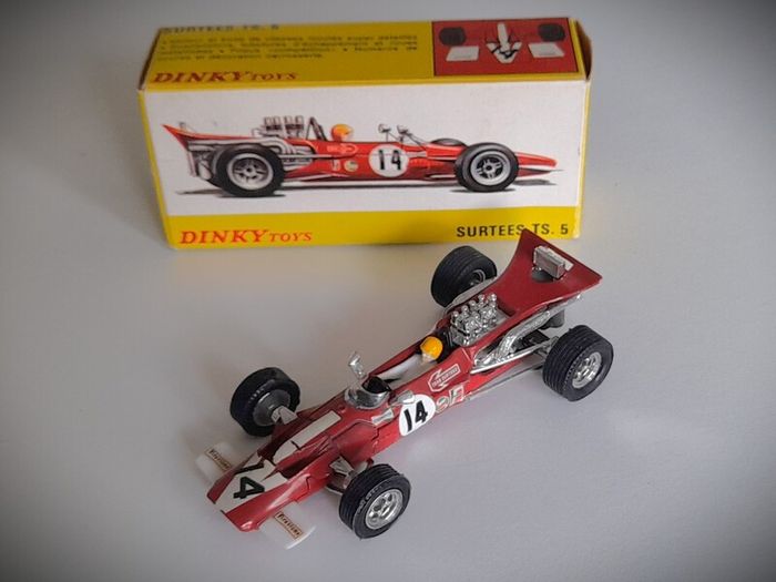 Diecast Vintage French Dinky Toys Surtees TS5 F5000 1969 - Near Mint Original Condition/Very Good Box