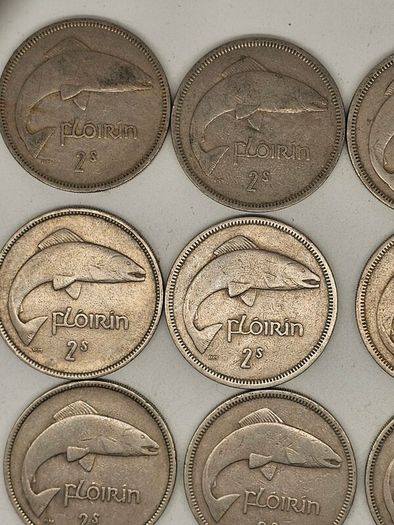 Ireland Cu-Ni 1951-1968 Mixed Date 16 Florin All in Great Condition