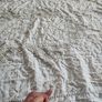 table cover cloth bed throw tapestry Beige white Bohemian Wall Hanging, Hippie Tapestry with Lace Design, Psychedelic Hippie Wall Decoration Ceiling for Bedroom Dorm 200 x 150 cm craft hand made Image 8