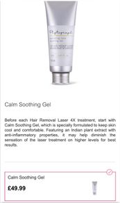 tria beauty hydrating calm soothing gel BNIB