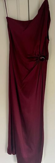mango one shoulder dress