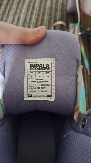 Impala Multi-Colour Pastel Roller Skates UK5