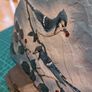 Blue Jay Pair - original painting on slate Image 6
