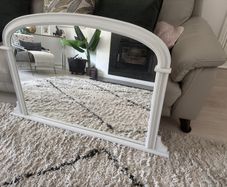 Large wooden mirror