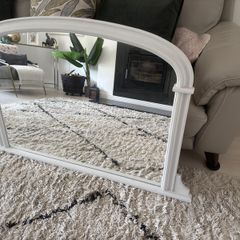 Large wooden mirror