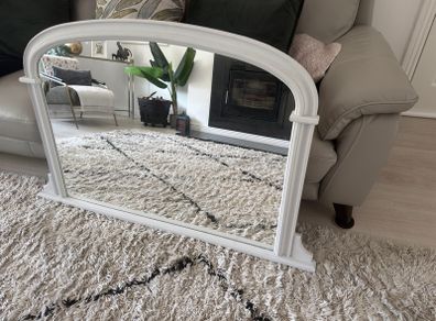 Large wooden mirror