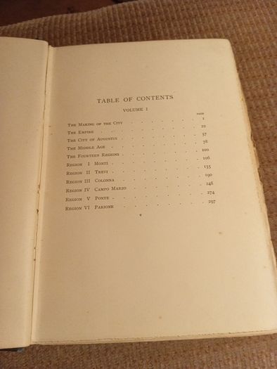 1898 Ave Roma Immortalis. Studies from the Chronicles of Rome. Vol. I. Religious. Vintage.