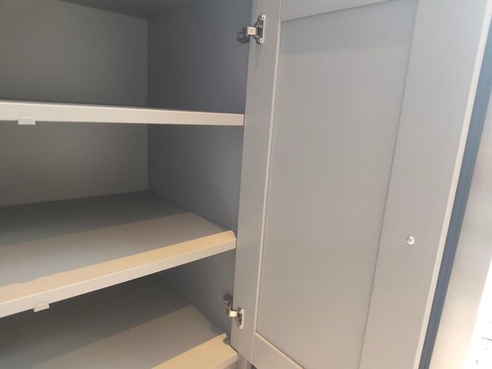 IKEA HAUGA grey high cabinet
