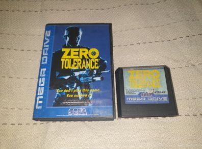 Boxed Zero Tolerance Top Sega Mega Drive GameFor Sale Here