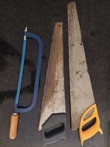 2 Vintage Hand Saws & 1 Eclipse Coping Saw.
