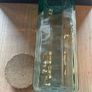 Chunky Green Panel Glass Pasta Jar Image 5