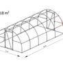 Aw6 Polytunnel Greenhouse   6.0 x 3.0 x 2.1 m Image 4