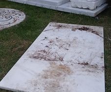 Carrara marble piece/table top