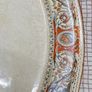 Antique Minton FLORENTINE Vegetable platter / Turkey Plate 1860 with some old chips underneath it Image 2