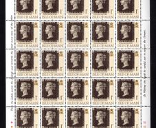 1990 Isle of Man 150th Anniversary of the Penny Black Commemorative Stamp Sheetlet Mint Never Hinged (MNH)