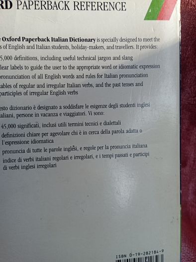 Oxford ITALIAN Dictionary