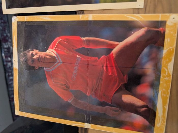 Huge 1990 80s vintage liverpool and some vintage Ireland soccer gear signed gear etc
