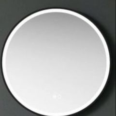 Led Round frameless mirror.