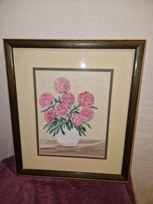 Framed painting - Flowers