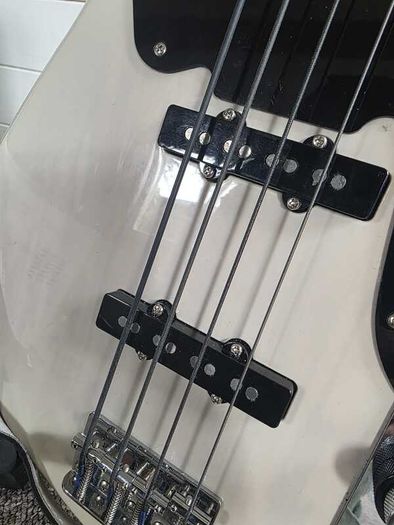 Upgraded Squier Jazz Bass