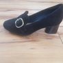 Clarks black suede shoes Image 5