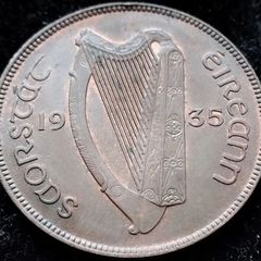 [#590] - Ireland 1935 | Irish 1d | Irish One Penny | KM.3 | High Grade