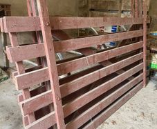 Selection of heavy duty gates and timber fencing