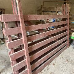 Selection of heavy duty gates and timber fencing
