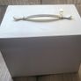 Extra Large Size Cream Faux Leather Jewellery Case Image 5