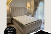 Double Bed Frame and Mattress