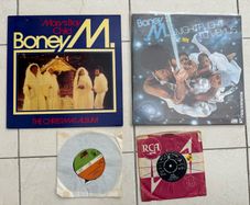 Boney M and The Monkees vinyl - in working order
