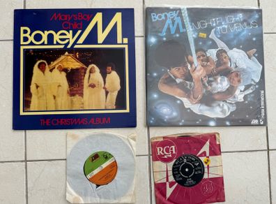 Boney M and The Monkees vinyl - in working order