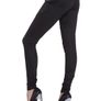 Black with zip and rhinestones leggins fits sm Image 4