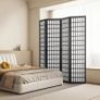 Room Divider, 4 Panel Japanese Room Divider, Wood Folding Privacy Screen Indoor, Japanese Partition Dividers Portable Decoration Screens, for Room Separation Home Office Restaurant & Bedroom Image 8