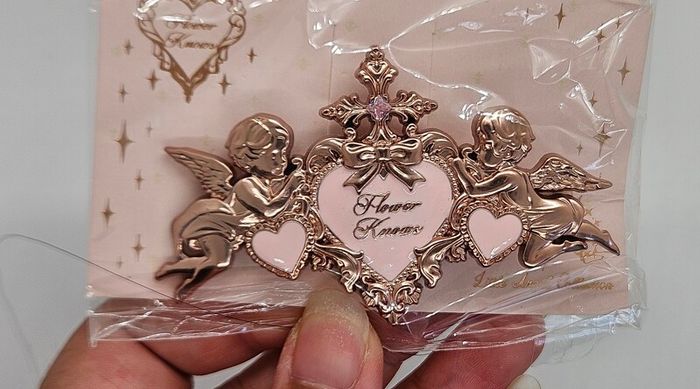 Flower Knows Little Angel Collection Hair Clip in Creamy Pink