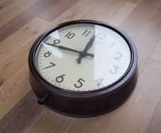 1930s SMITHS Midcentury Vintage Industrial Factory Bakelite Wall Clock - coffee shop, bar, restaurant, waiting room